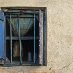 An open window in Cape Coast, Ghana