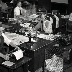 LA Times Newsroom, photo: The Huntington Library